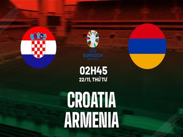 Nhận định trận Croatia vs Armenia